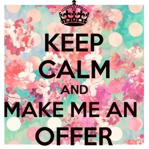 Reasonable offers please....and thank you